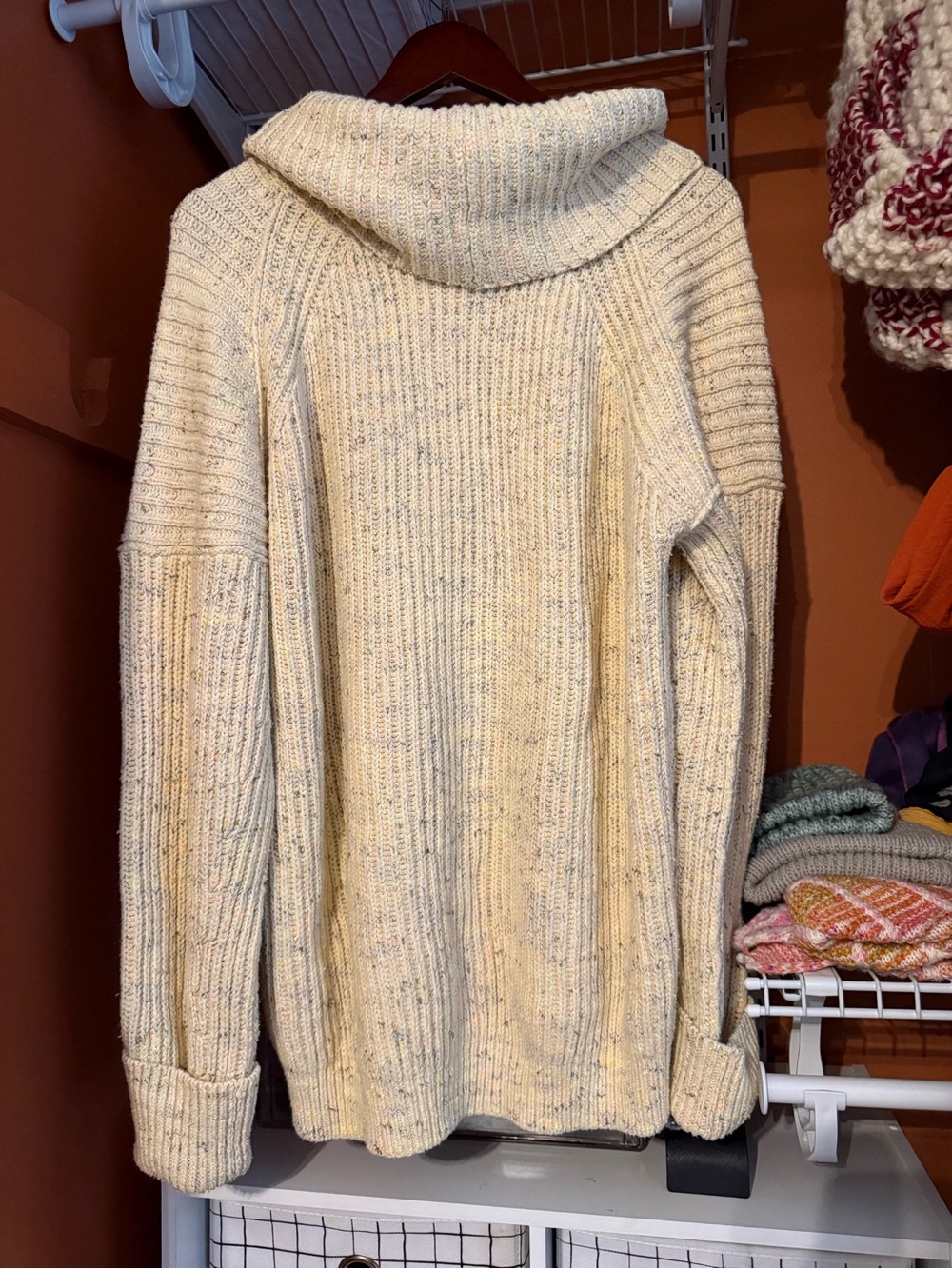 Free People - Cozy Cream Turtleneck Sweater